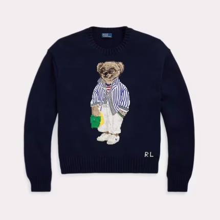 Polo Ralph Lauren Bear Sweater-Classic Tuxedo Bear Design